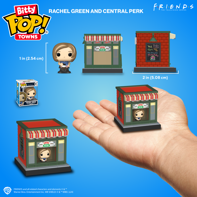 Funko Bitty Pop! Town Friends – Central Perk Coffee Shop Mini Scene Display Set