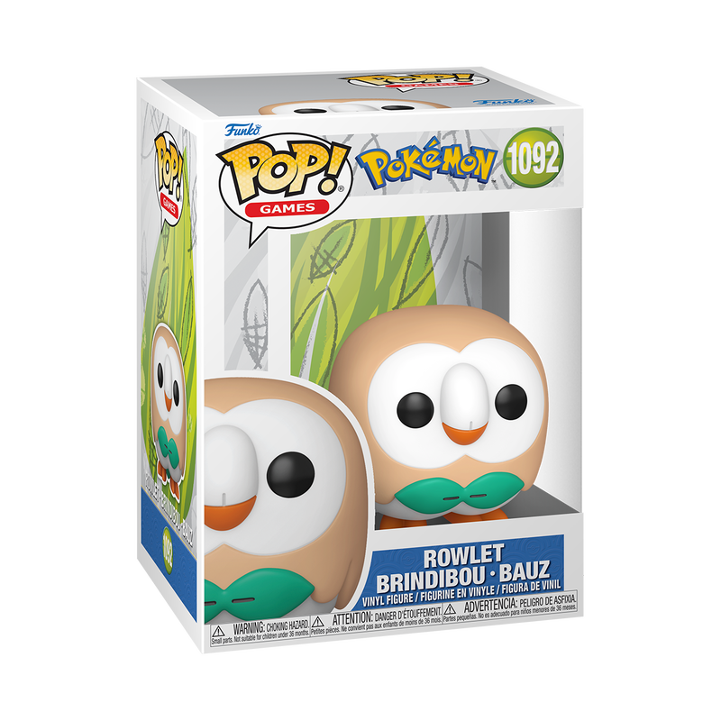 Funko Pop! Games Pokémon – Rowlet Vinyl Figure (4 inches)