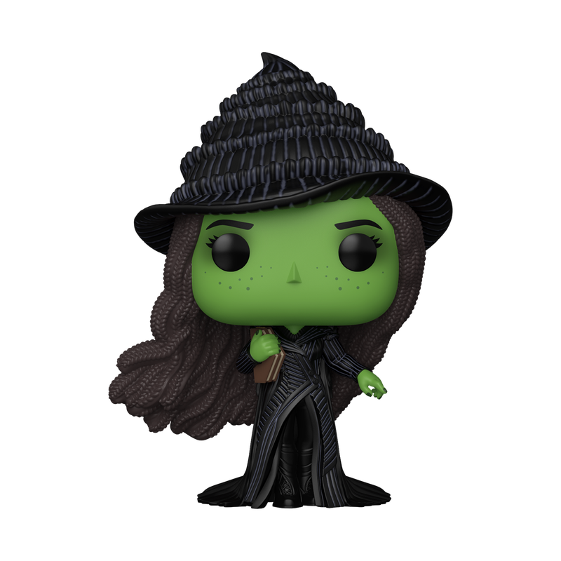 Funko Pop! Movies Wicked Part 2 – Elphaba with Grimmerie Spell Book Vinyl Figure (4 inches)