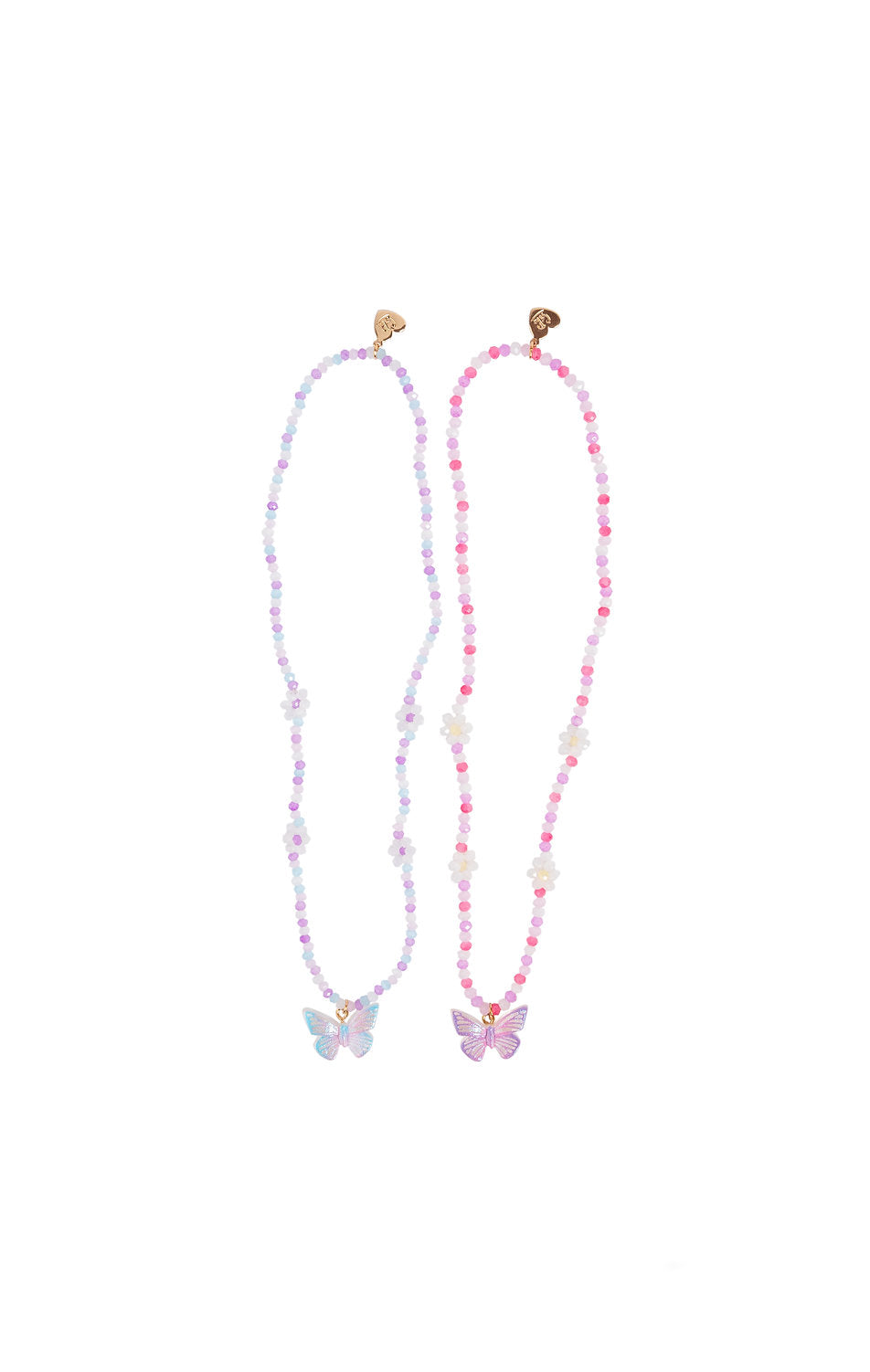 Great Pretenders Butterflies & Daisies Necklace – Kids Nature Theme Fashion Necklace Assorted (Ages 3+)