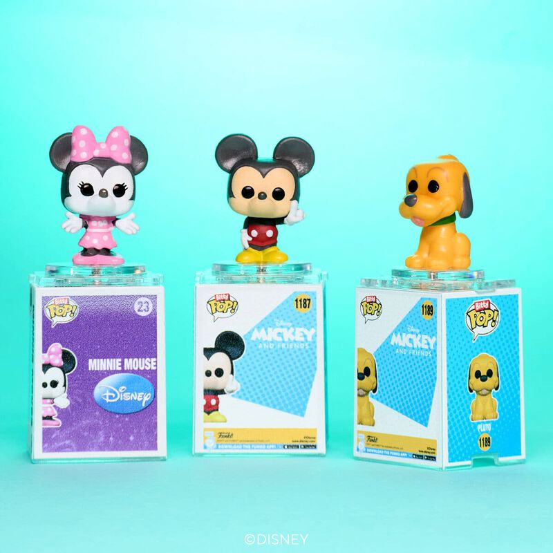Funko Bitty Pop! Disney – Mickey Mouse & Minnie Mouse 2-Pack Mini Vinyl Figures (Ages 3+)