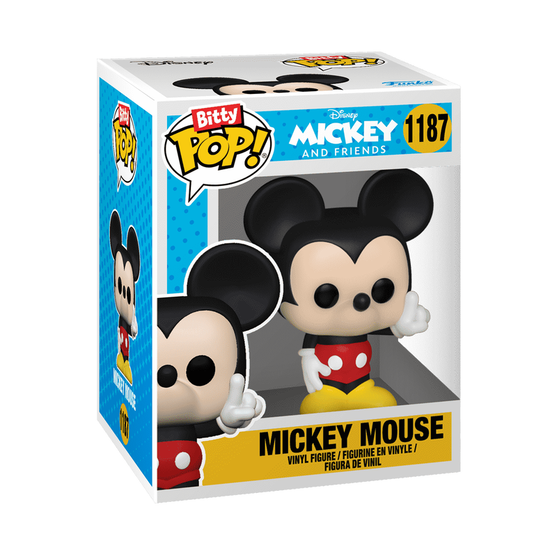 Funko Bitty Pop! Disney – Mickey Mouse & Minnie Mouse 2-Pack Mini Vinyl Figures (Ages 3+)