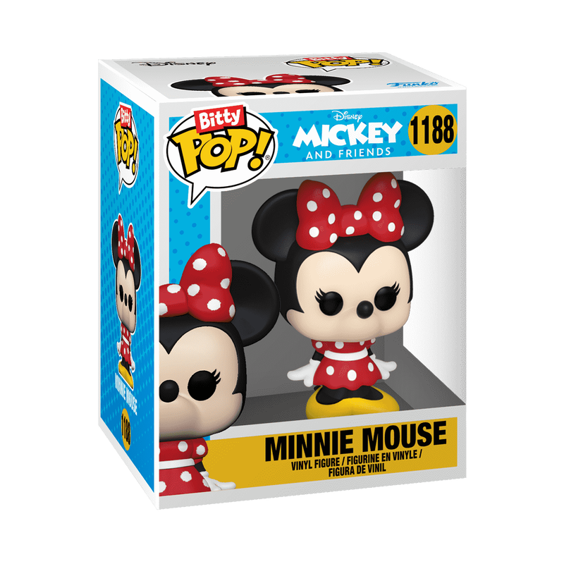 Funko Bitty Pop! Disney – Mickey Mouse & Minnie Mouse 2-Pack Mini Vinyl Figures (Ages 3+)