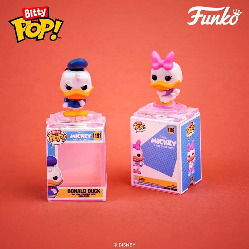 Funko Bitty Pop! Disney – Donald Duck & Daisy Duck 2-Pack Mini Vinyl Figures (Ages 3+)