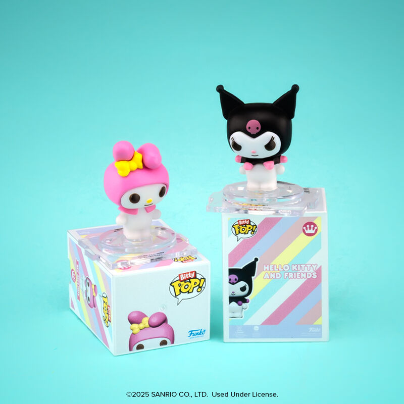 Funko Bitty Pop! Hello Kitty & Friends – My Melody & Kuromi 2-Pack Mini Vinyl Figures (Ages 3+)