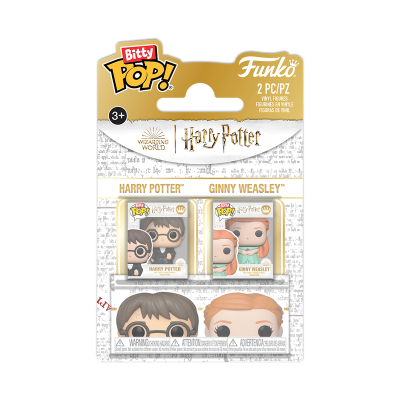 Funko Bitty Pop! Harry Potter – Harry Potter & Ginny Weasley 2-Pack Mini Vinyl Figures (Ages 3+)