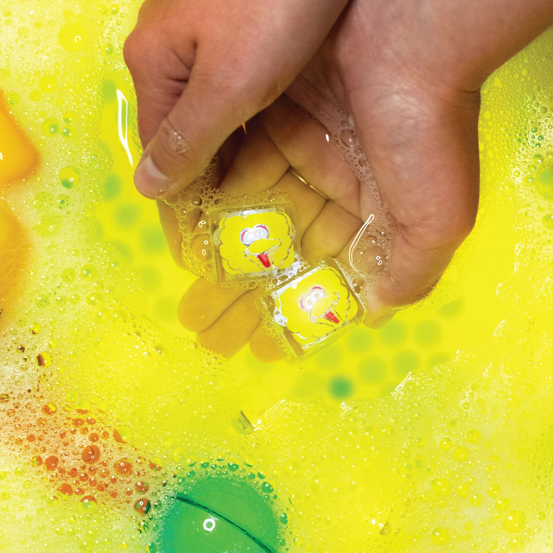 Glo Pals Licensed Light Up Cubes 4pk - Big Bird