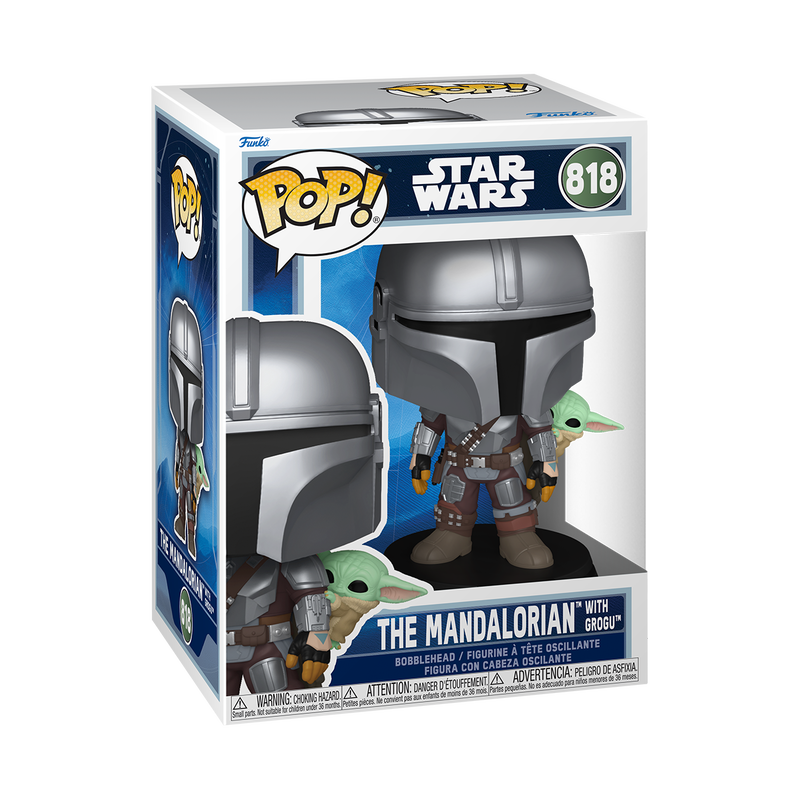 Funko Pop! Star Wars The Mandalorian – The Mandalorian Vinyl Figure (4 inches)