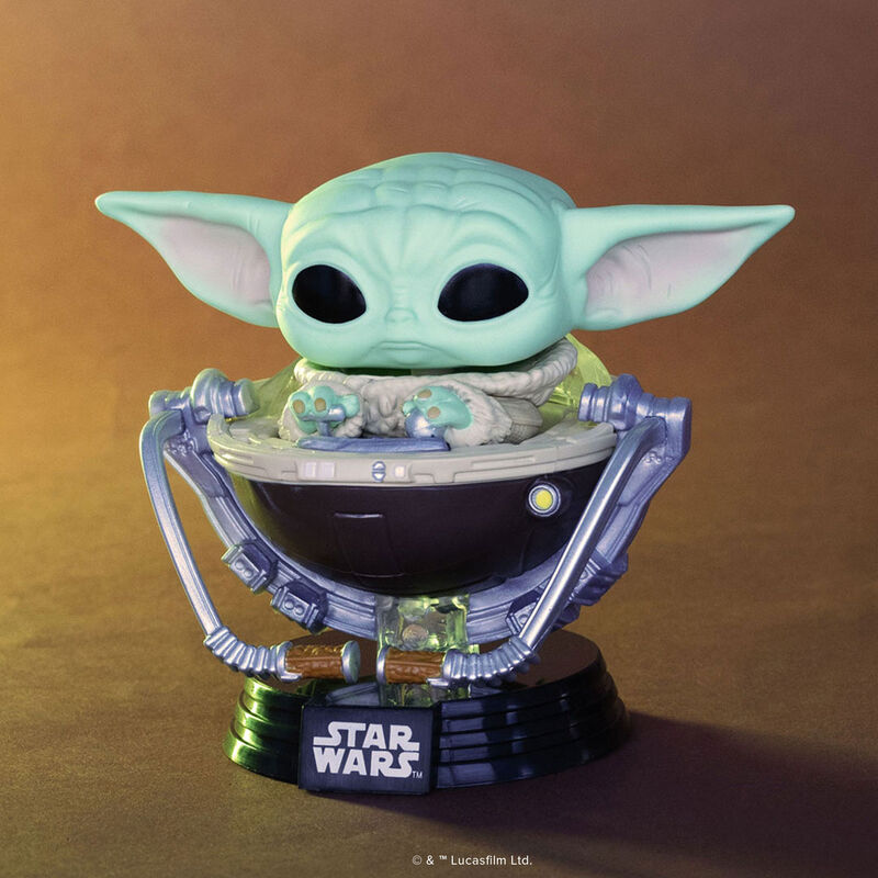 Funko Pop! Star Wars The Mandalorian – Grogu in Pram Vinyl Figure (4 inches)