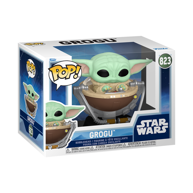 Funko Pop! Star Wars The Mandalorian – Grogu in Pram Vinyl Figure (4 inches)