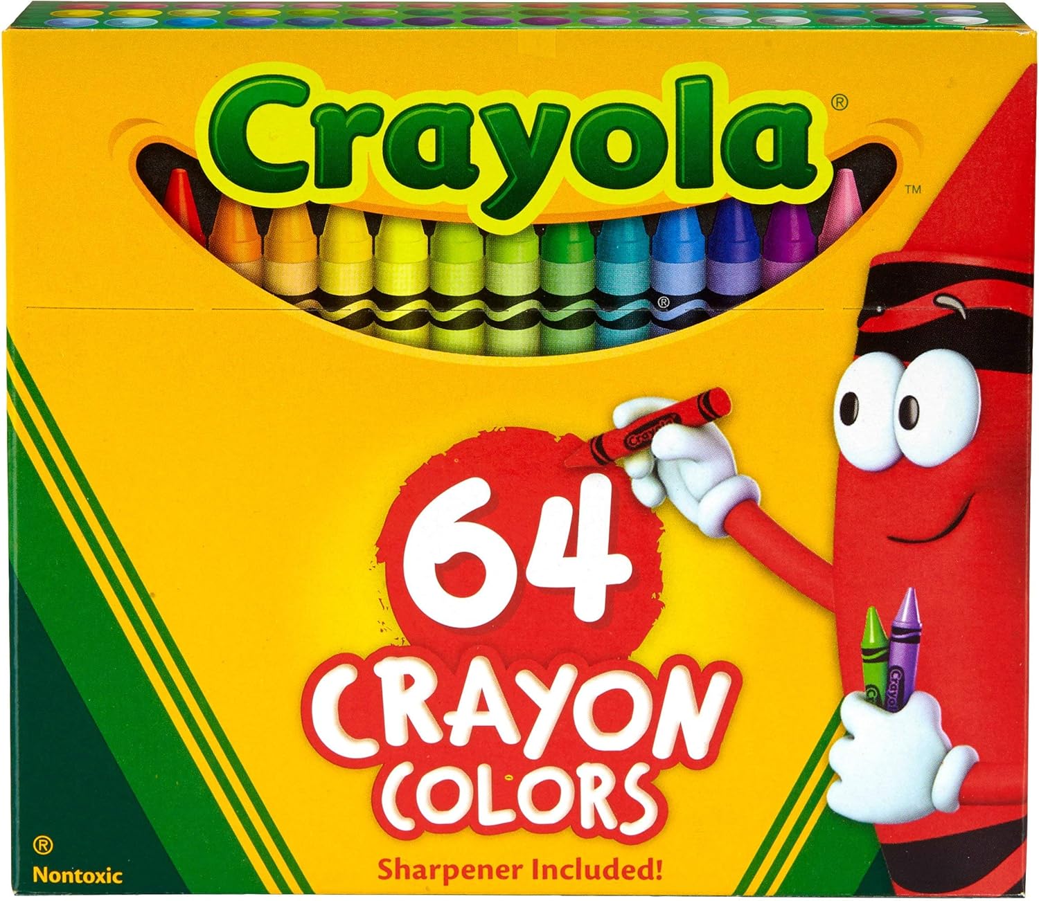 Crayola World's Favourite Colours, 64 count Crayons