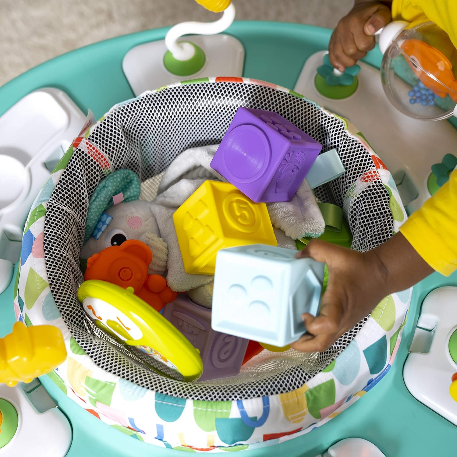 Bright Starts Bounce Bounce Baby 2-in-1 Activity Jumper & Table - Playful Pond