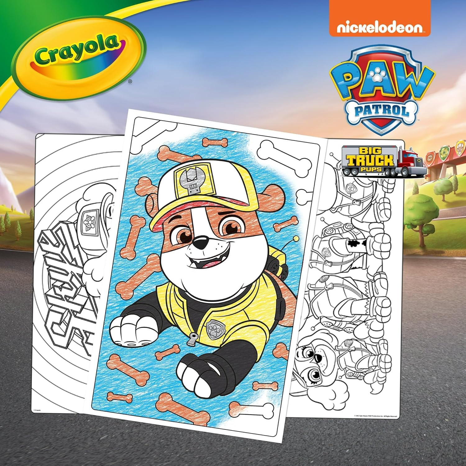 Crayola Giant Colouring Pages - Paw Patrol