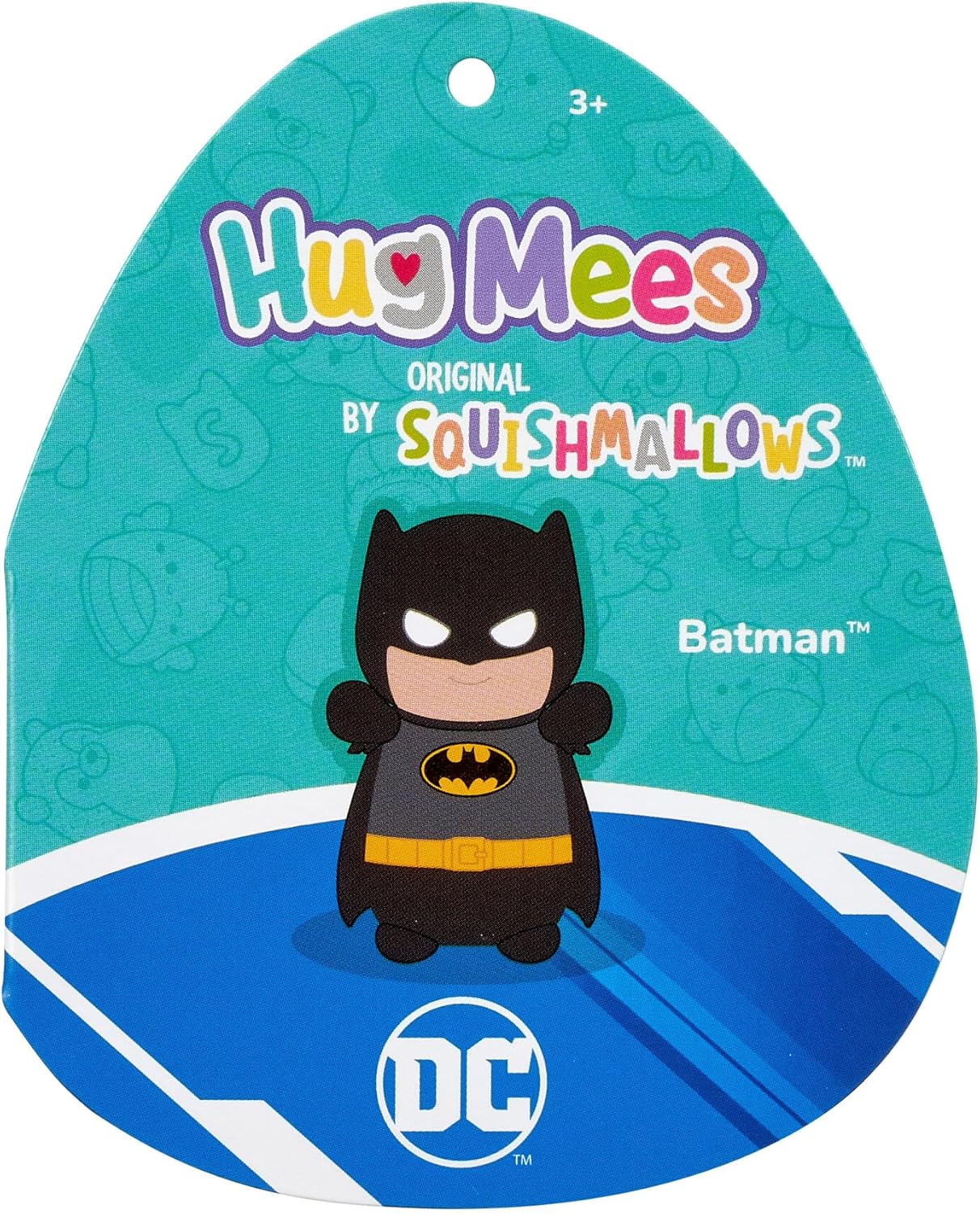 Squishmallows 10" HugMees DC - Batman