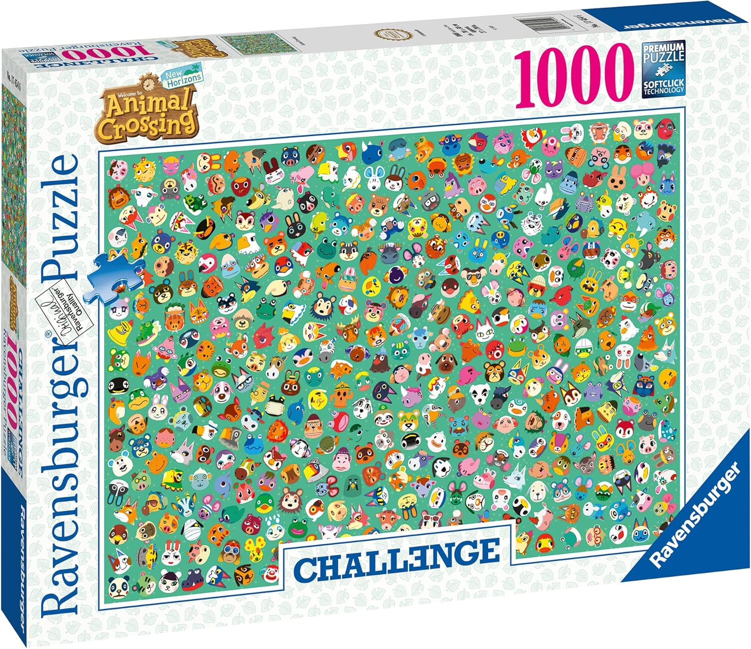 Ravensburger Animal Crossing Challenge 1000 Pc Puzzle