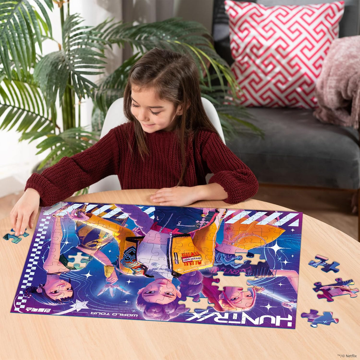 Ravensburger K-Pop Demon Hunters Giant Floor Puzzle - Toddler Puzzle with Large Pieces (Ages 4+)