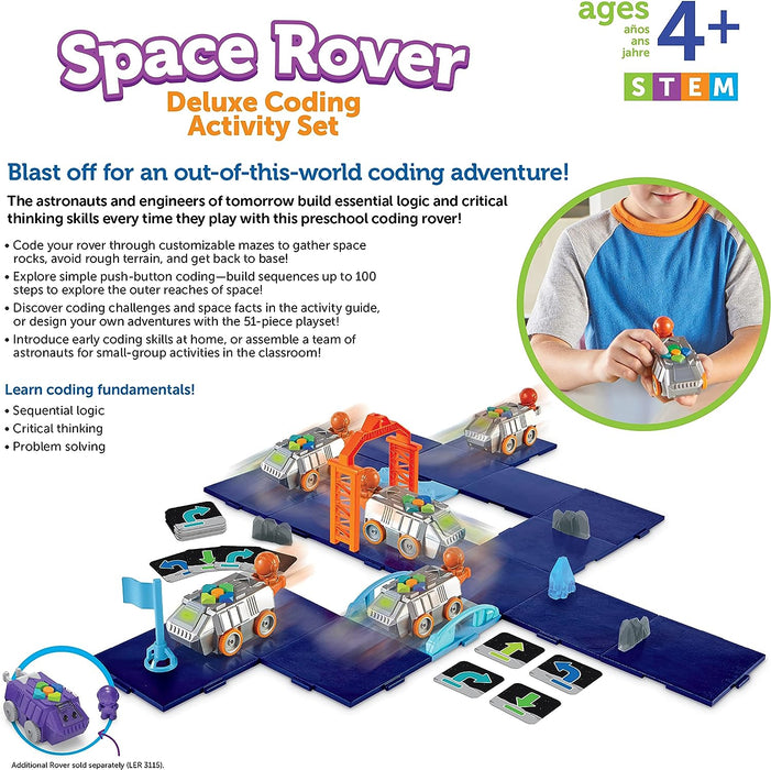 Learning Resources Space Rover Deluxe Coding Activity Set