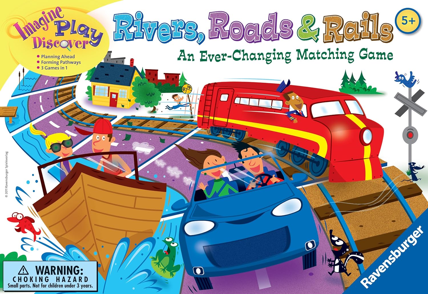 ThinkFun Rivers, Roads & Rails – Bright Bean Toys