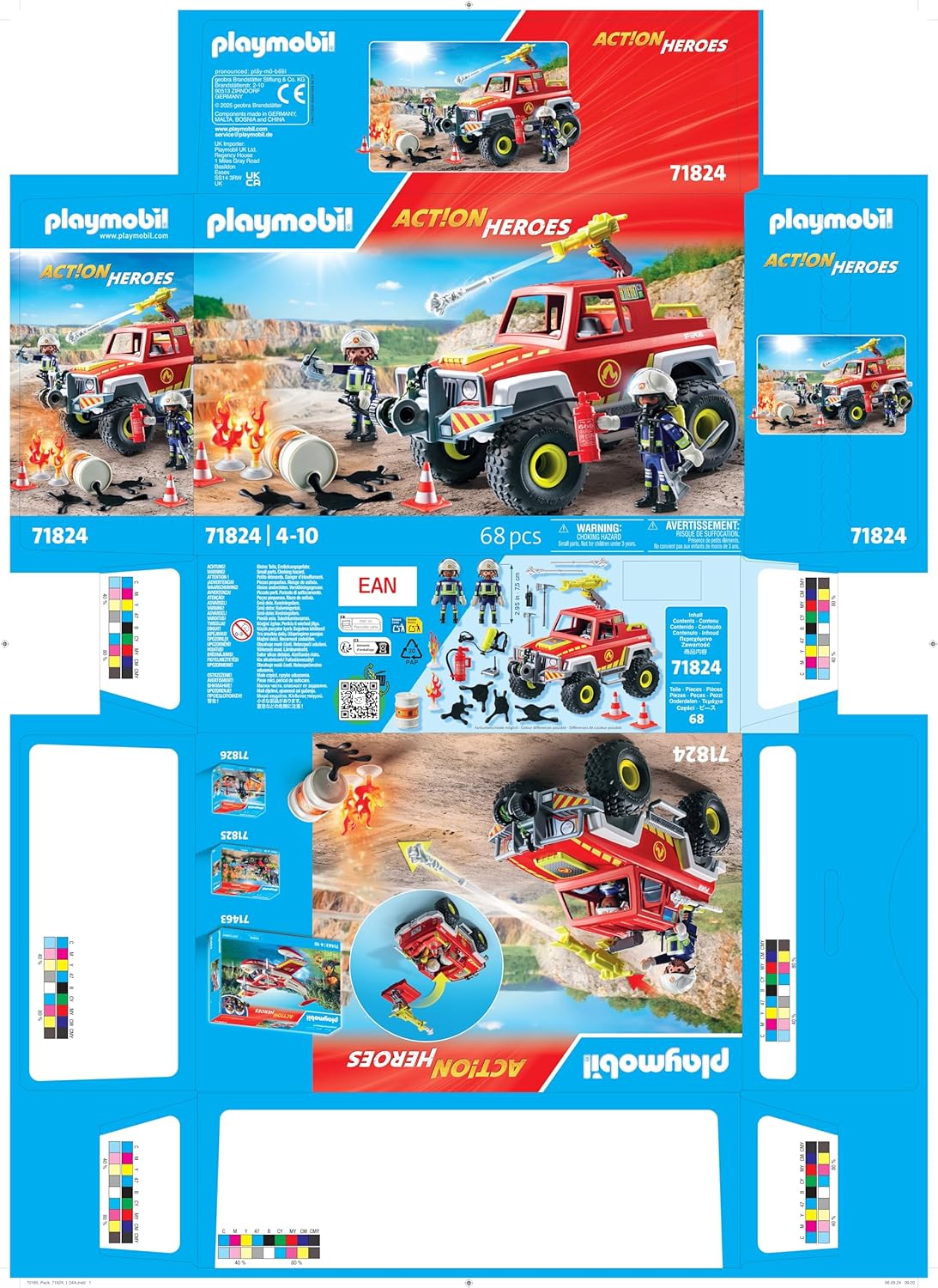 Playmobil Firefighting Truck (71824)