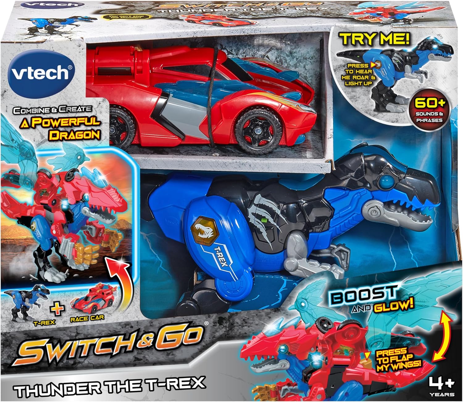 VTech® Switch & Go® Boost™ Thunder the T-Rex