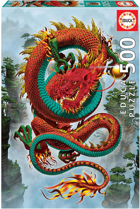 Educa Good Fortune Dragon Puzzle (500 Pieces)