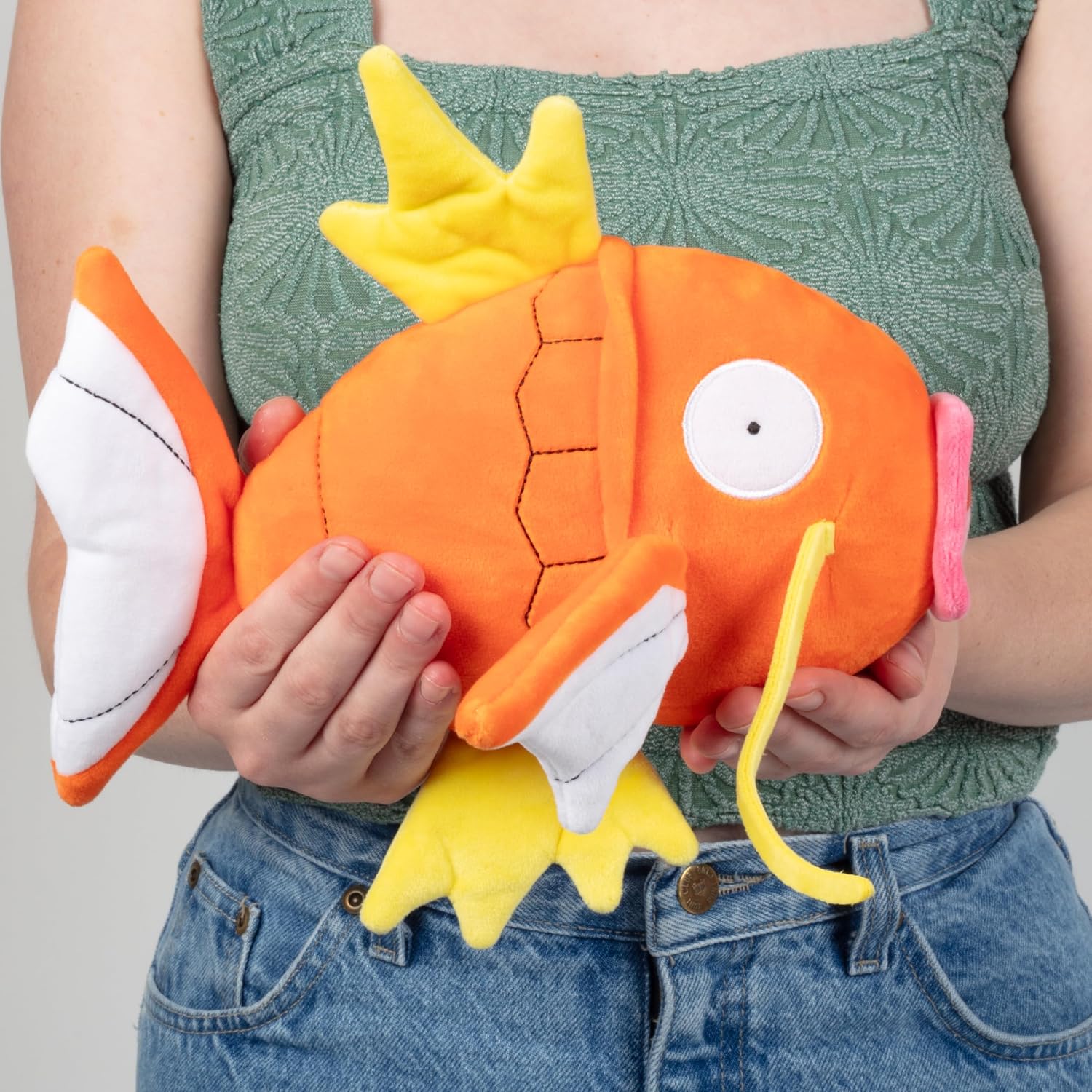 Pokémon Magikarp 8-Inch Plush – Officially Licensed Jazwares Soft Stuffed Toy (Ages 2+)