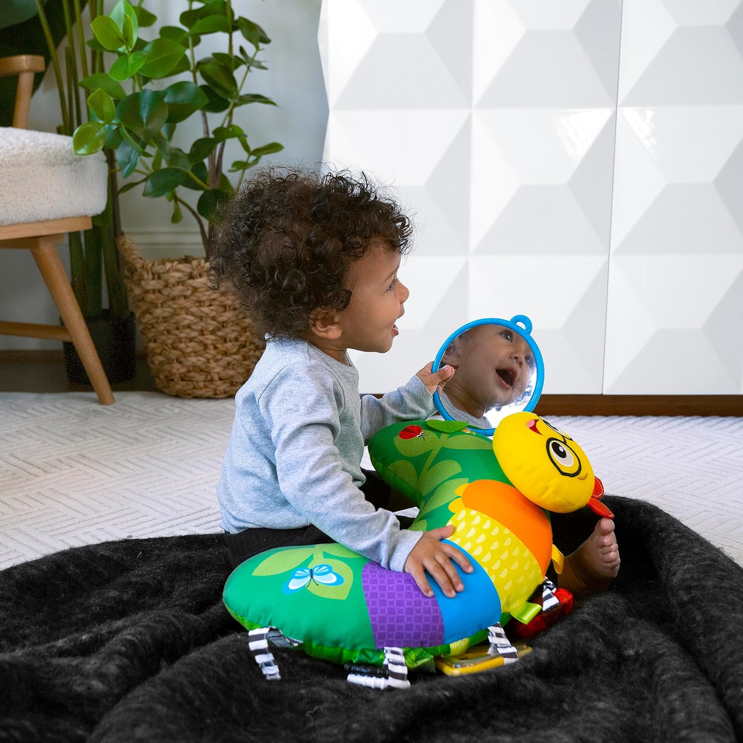 Baby Einstein Cal-a-Pillow Tummy Time Activity Pillow