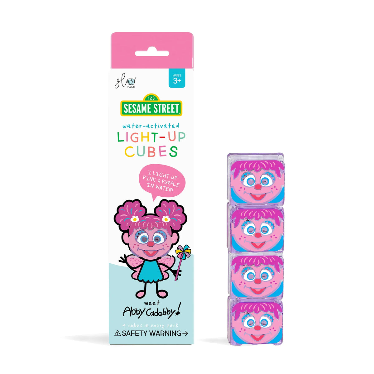 Glo Pals Licensed Light Up Cubes 4pk - Abby Cadabby