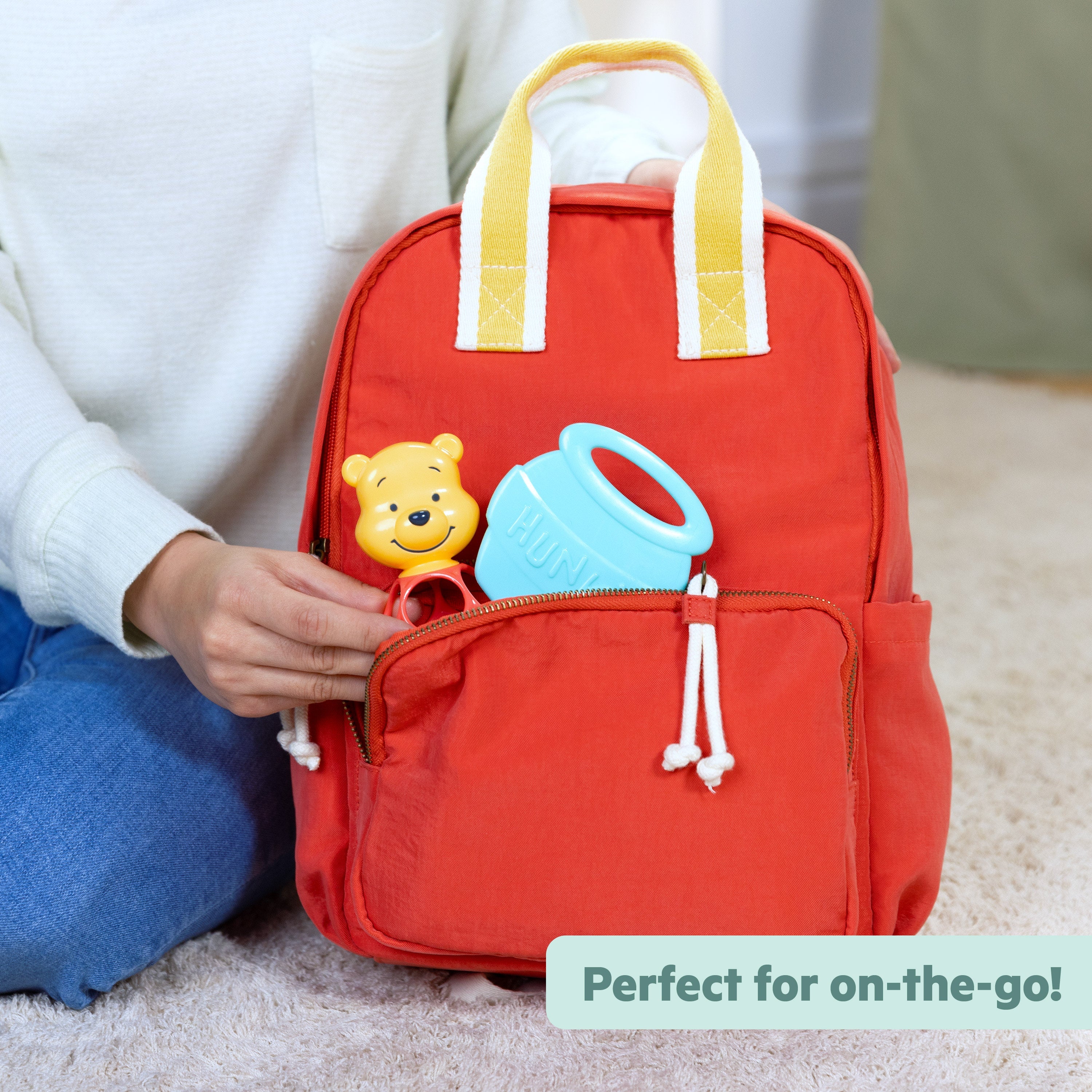 Bright Starts Baby Pooh 2 Pack Oball & Honey Pot Teether