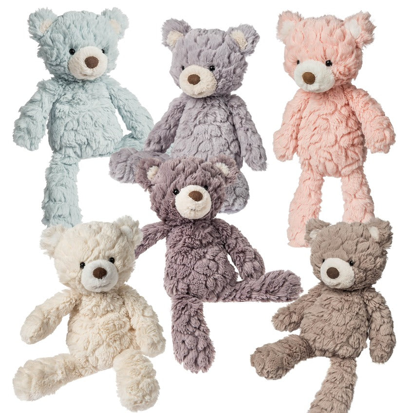 Mary Meyer Putty Nursery Grey Bear 11" – Ultra-Soft Stuffed Baby Bear Plush