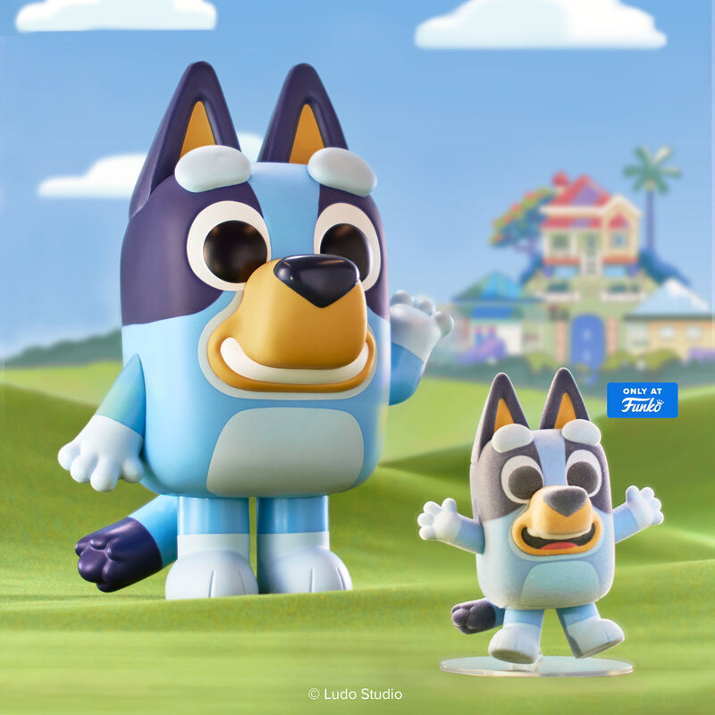 Funko Pop! Jumbo Animation: Bluey – Bluey 10-Inch Vinyl Figure #2384 (Ages 3+)