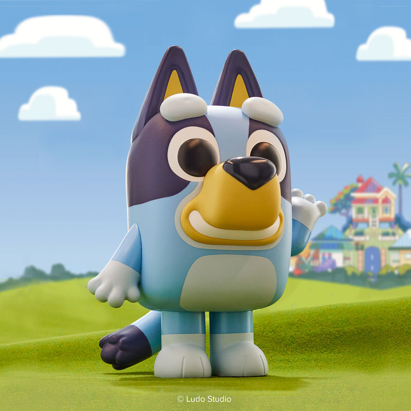 Funko Pop! Jumbo Animation: Bluey – Bluey 10-Inch Vinyl Figure #2384 (Ages 3+)
