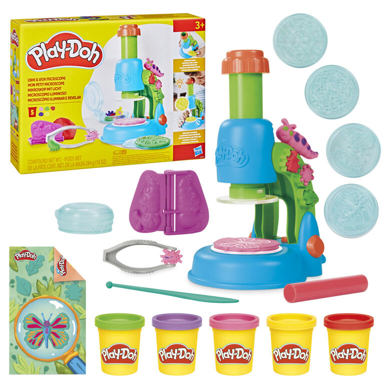 Play-Doh Light & Look Magical Microscope Playset