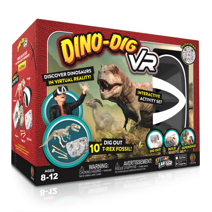 Dino-Dig VR 94611 Interactive Activity Set 18-piece