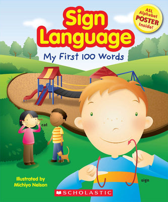 Sign Language: My First 100 Words [With Poster] – Bright Bean Toys