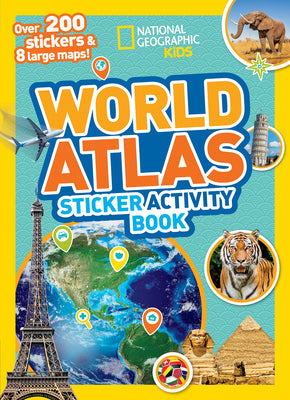 World Atlas Sticker Activity Book — Bright Bean Toys