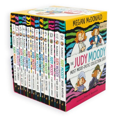 The Judy Moody Most Mood-Tastic Collection Ever: Books 1-12 (Box Set of Twelve Illustrated Chapter Books for YoungReaders Spanning Every Mood: Perfec