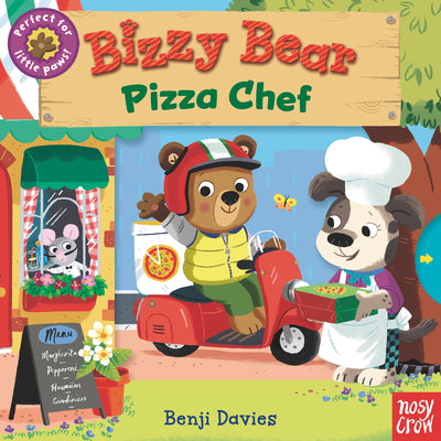 Bizzy Bear: Pizza Chef: (Interactive Board Book for Toddlers - With Sturdy Tabs and Slides to Push and Pull)