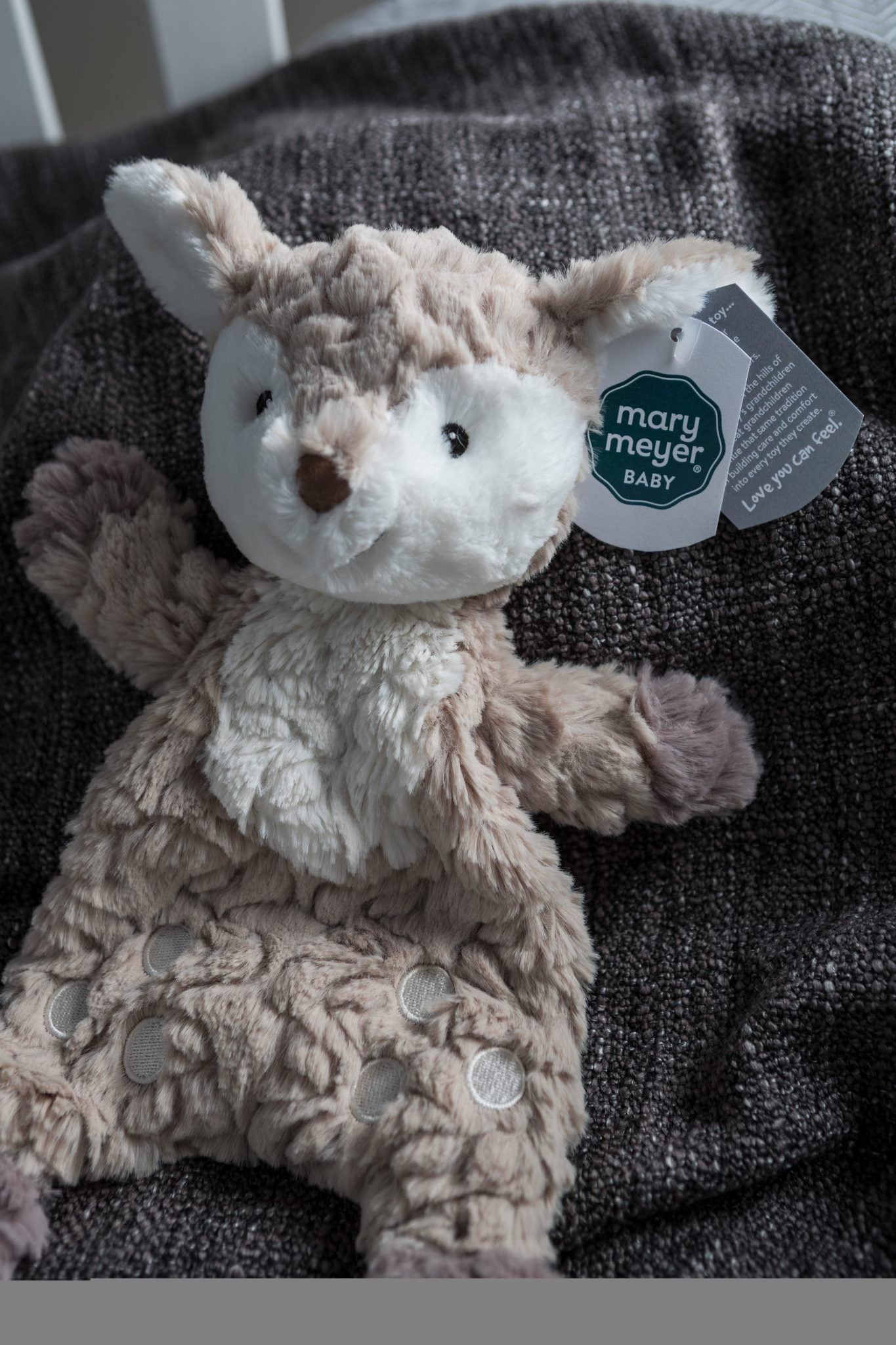 Mary Meyer Putty Nursery Lovey Fawn 11" – Soft Security Blanket Deer Stuffed Animal