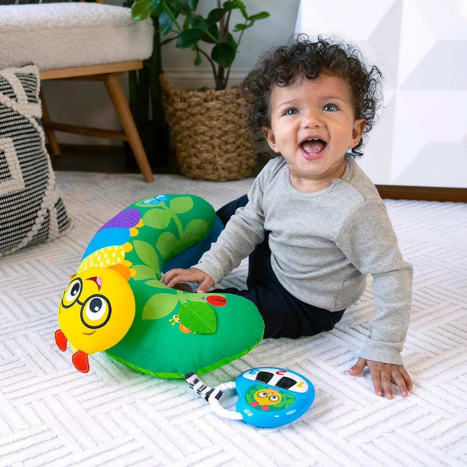 Baby Einstein Cal-a-Pillow Tummy Time Activity Pillow