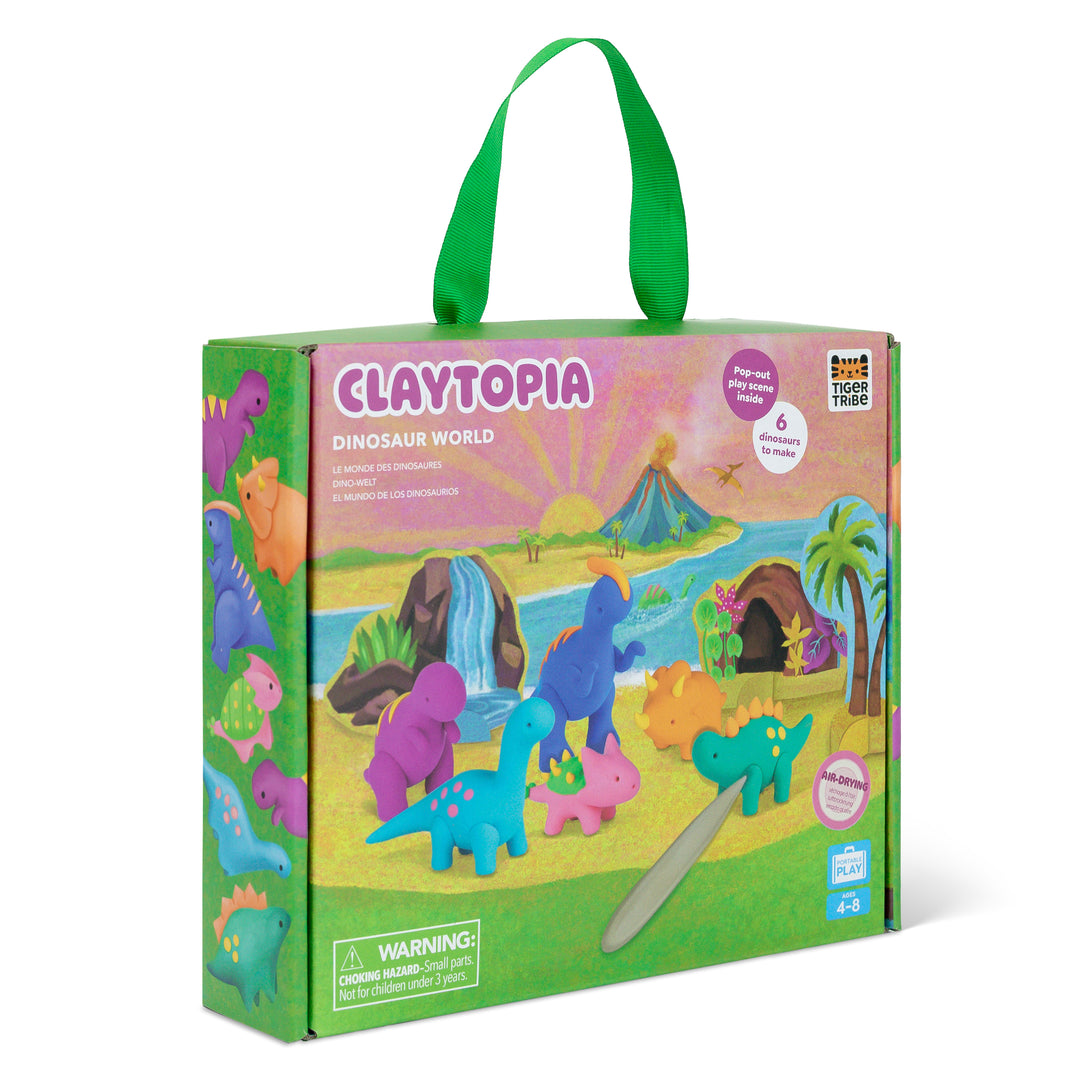 Tiger Tribe Claytopia: Dinosaur World – Clay Modelling Activity Kit