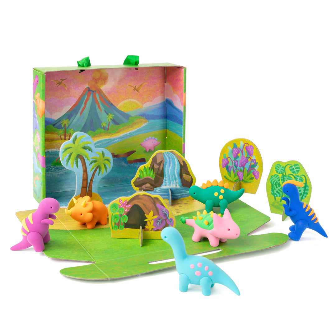 Tiger Tribe Claytopia: Dinosaur World – Clay Modelling Activity Kit