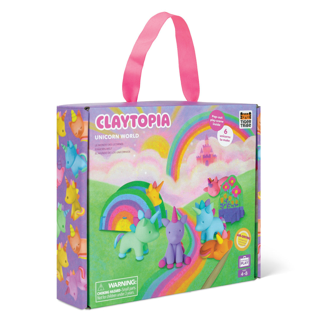 Tiger Tribe Claytopia: Unicorn World – Clay Modelling Activity Kit