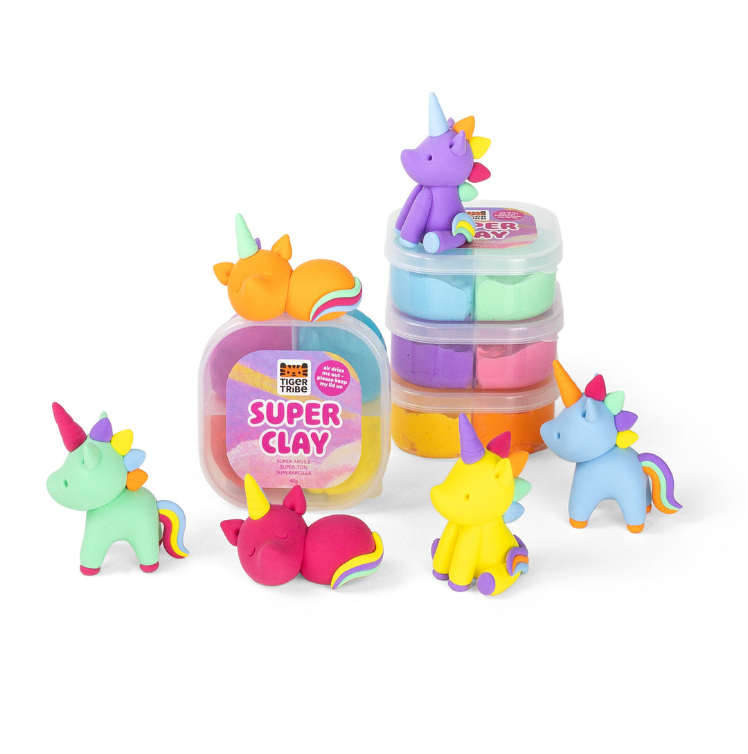 Tiger Tribe Claytopia: Unicorn World – Clay Modelling Activity Kit