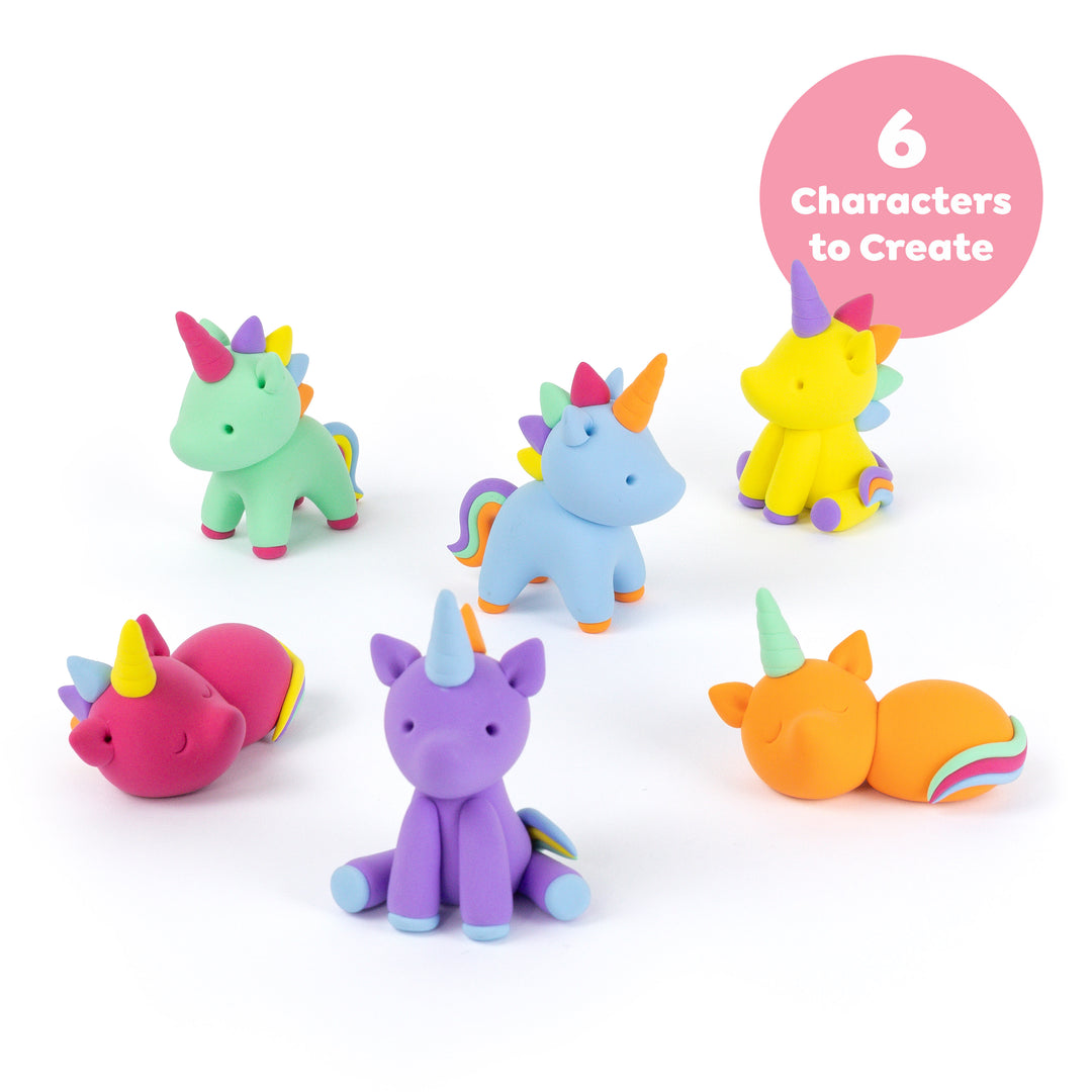 Tiger Tribe Claytopia: Unicorn World – Clay Modelling Activity Kit