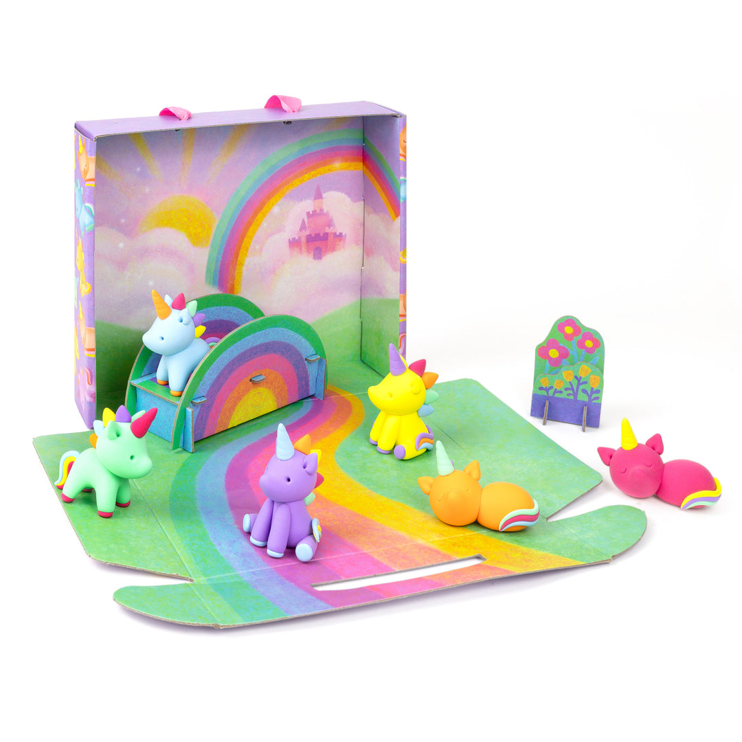 Tiger Tribe Claytopia: Unicorn World – Clay Modelling Activity Kit