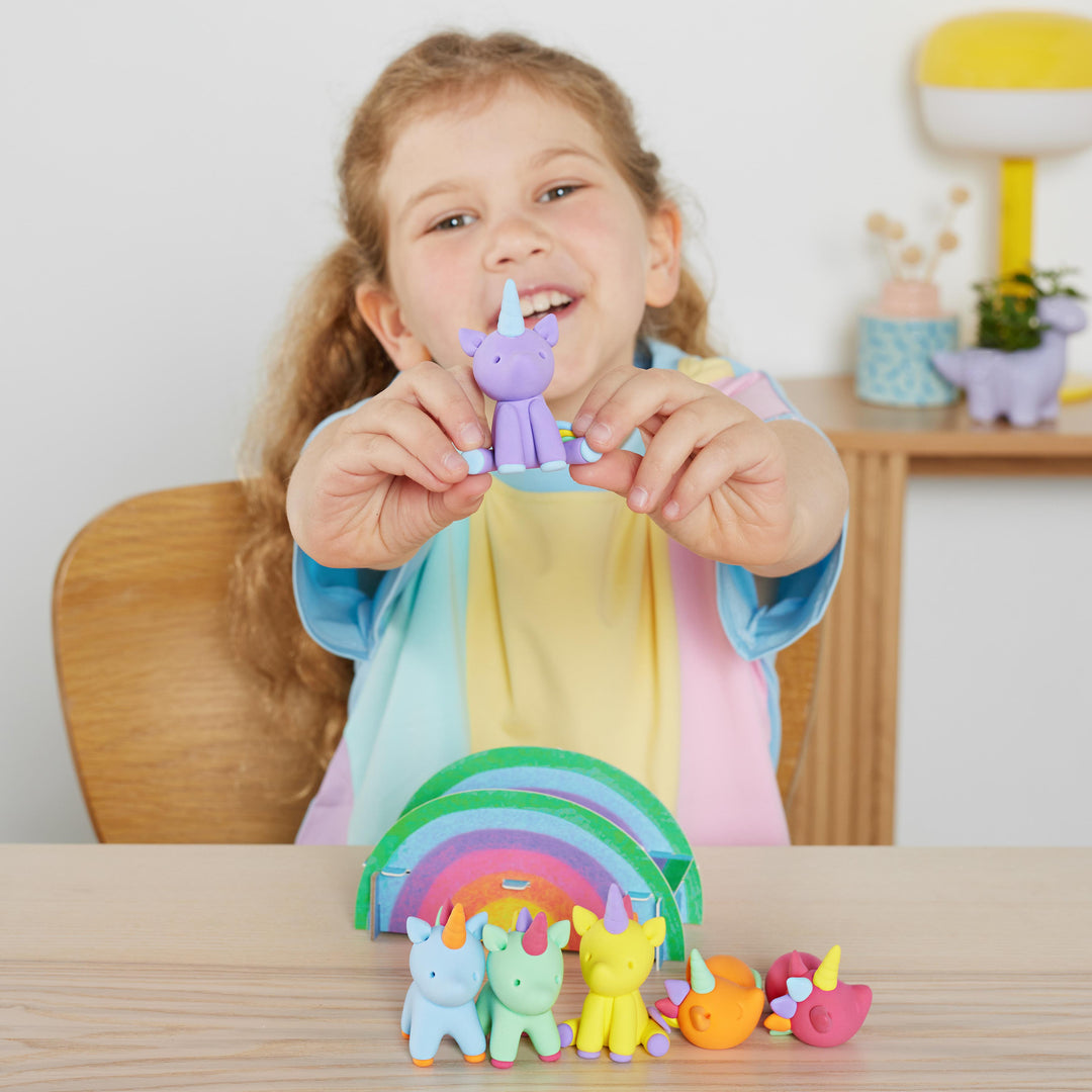 Tiger Tribe Claytopia: Unicorn World – Clay Modelling Activity Kit