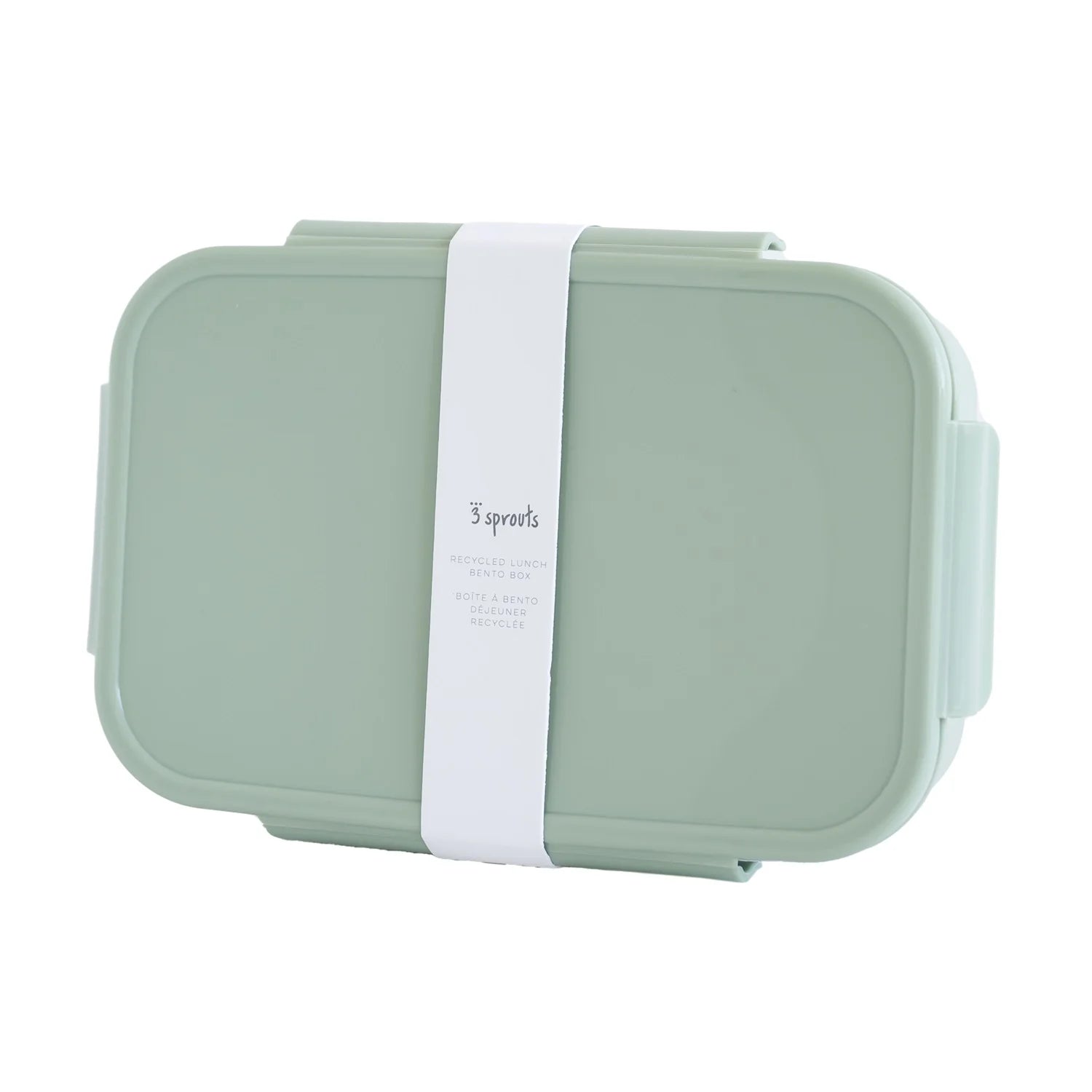 3 Sprouts Recycled Plastic Bento Box - Green