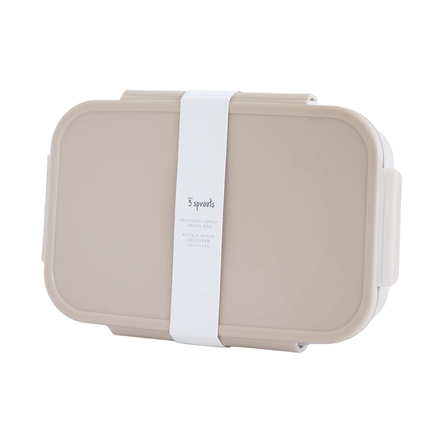 3 Sprouts Recycled Plastic Bento Box - Taupe
