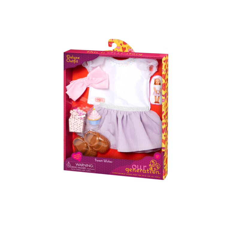 Our Generation Sweet Wishes Birthday Deluxe Outfit